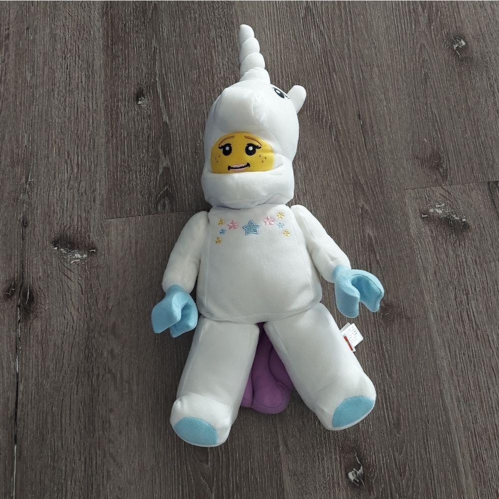 LEGO Iconic Plush Unicorn Girl Doll 16” Minifigure Toy